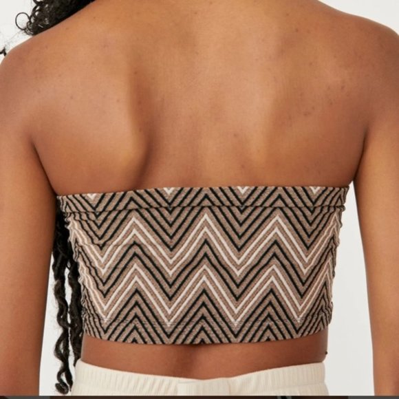 FREE People The Desert Days Seamless Bandeau natural combo Size M/L - Picture 8 of 14